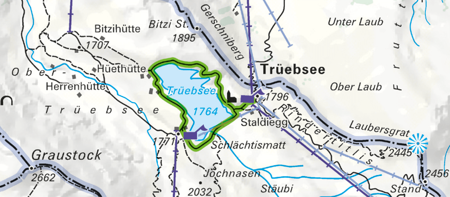 Wanderbuch Zentralschweiz Landkarte