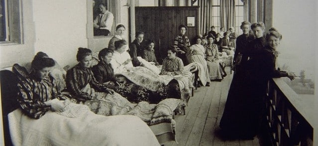 Geschichte Lungenliga Historisches Bild Lungenliga