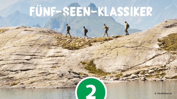 Vier Menschen auf Wanderung