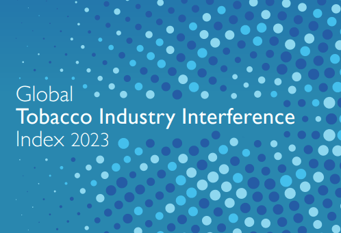 Global tobacco industry interference index 2023 Titelbild Global tobacco industry interference index 2023