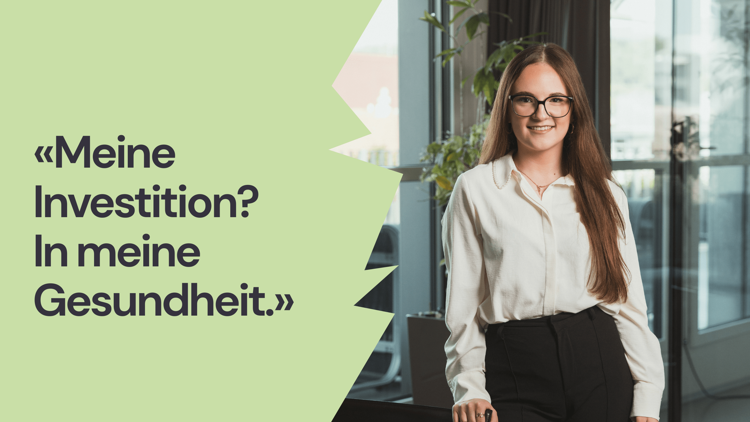 Portrait einer Lernenden, die bei zackstark mitmacht