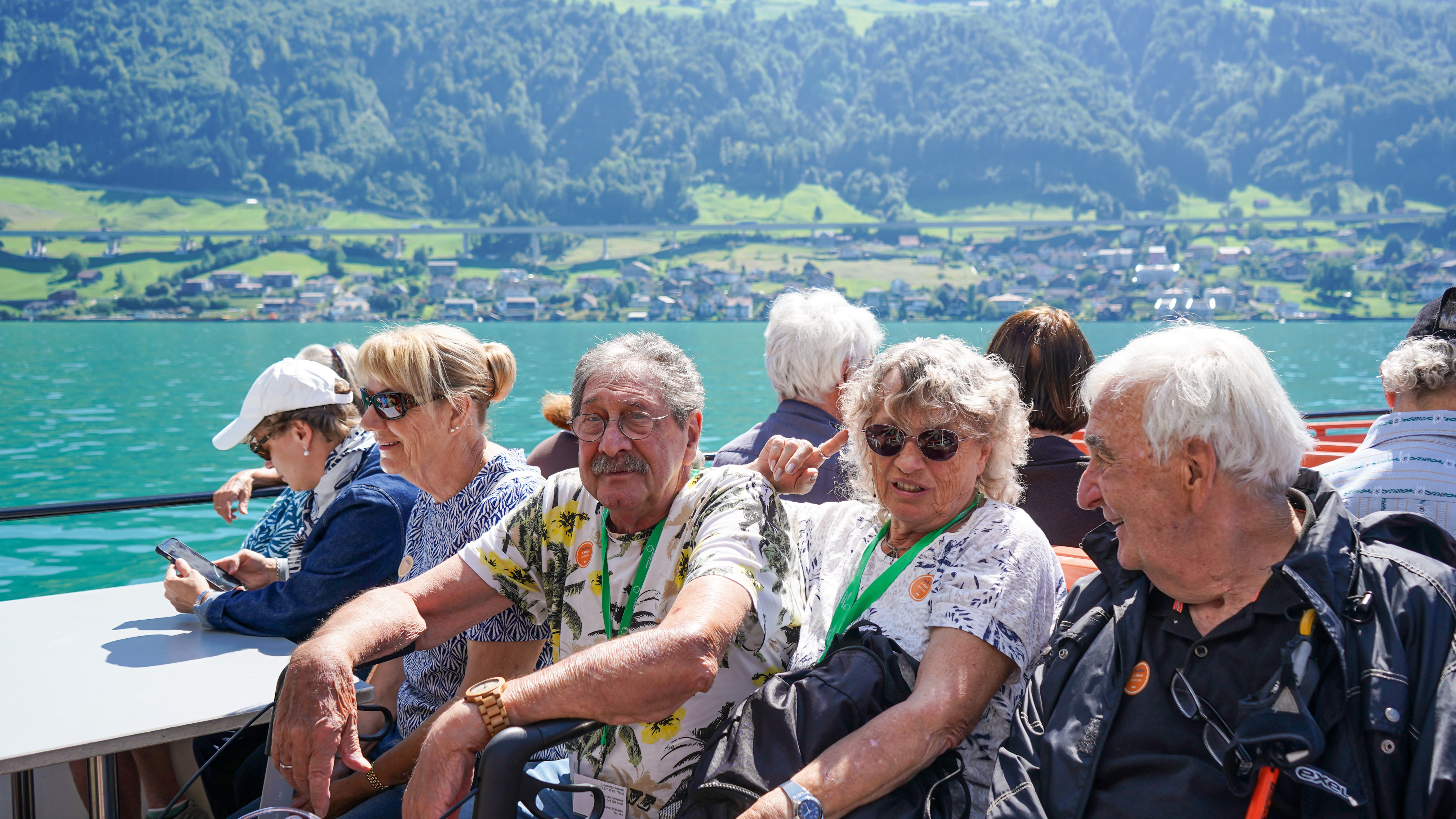 Luftholtage Sarnen 2025 Menschen auf einem Passagierschiff