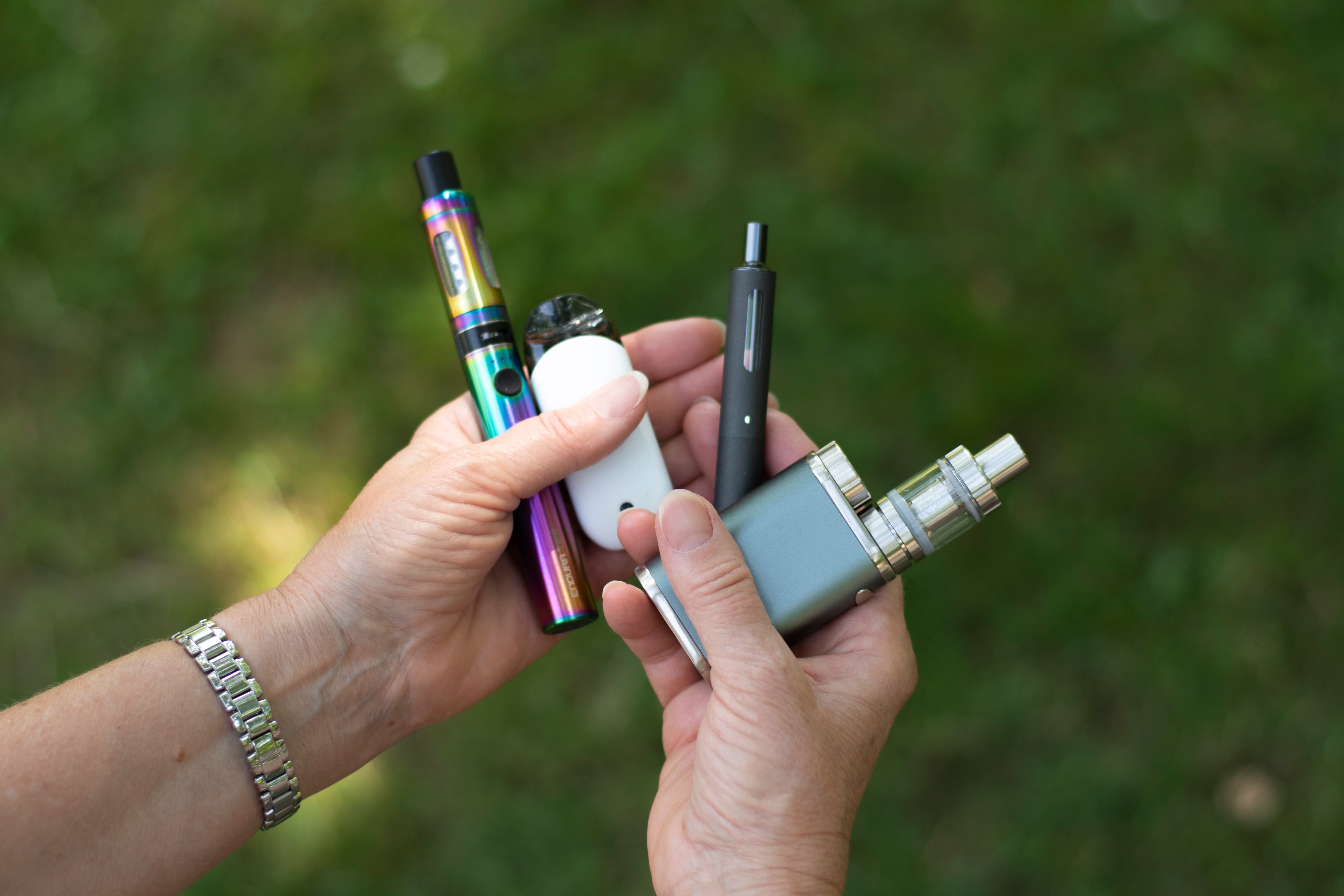 Assortiment an E-Zigaretten