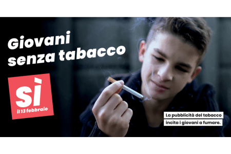 Iniziativa Giovani senza tabacco Adolescente con sigaretta