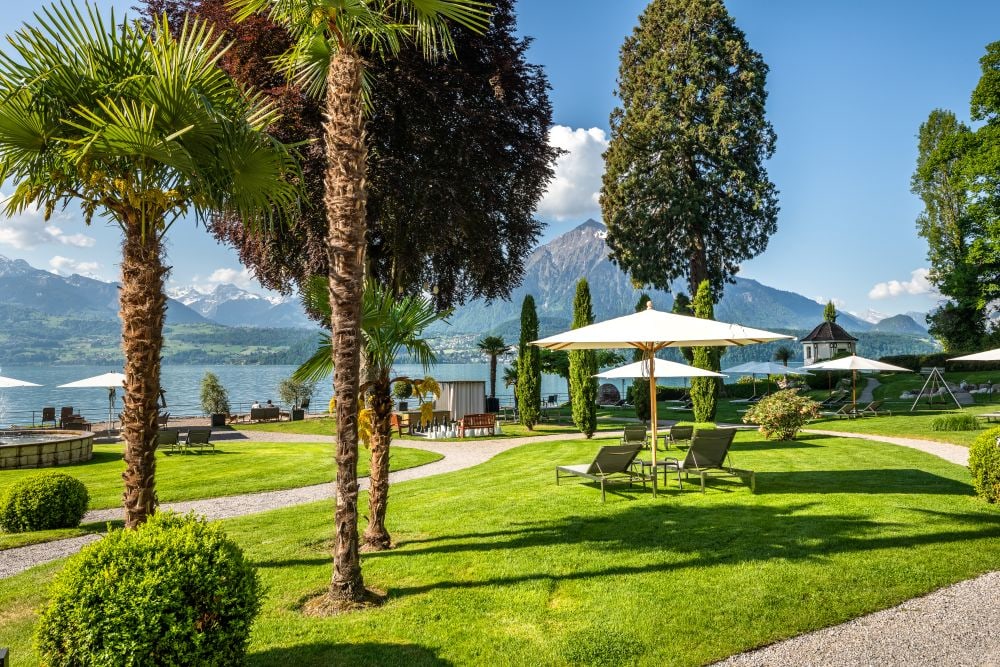 Parkhotel Gunten Gartenanlage