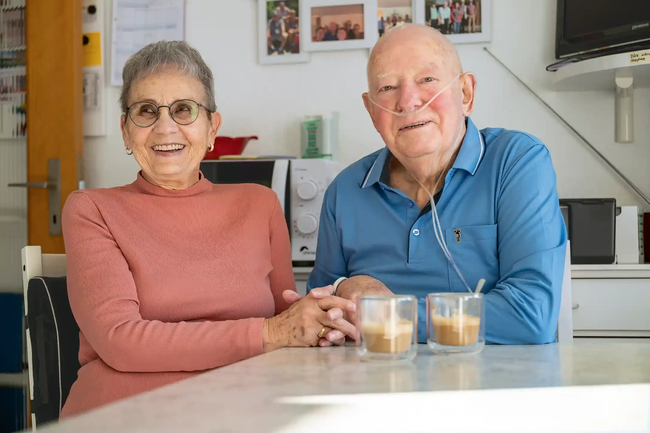 Renate und Walter Käser Portrait von einem Mann und einer Frau
