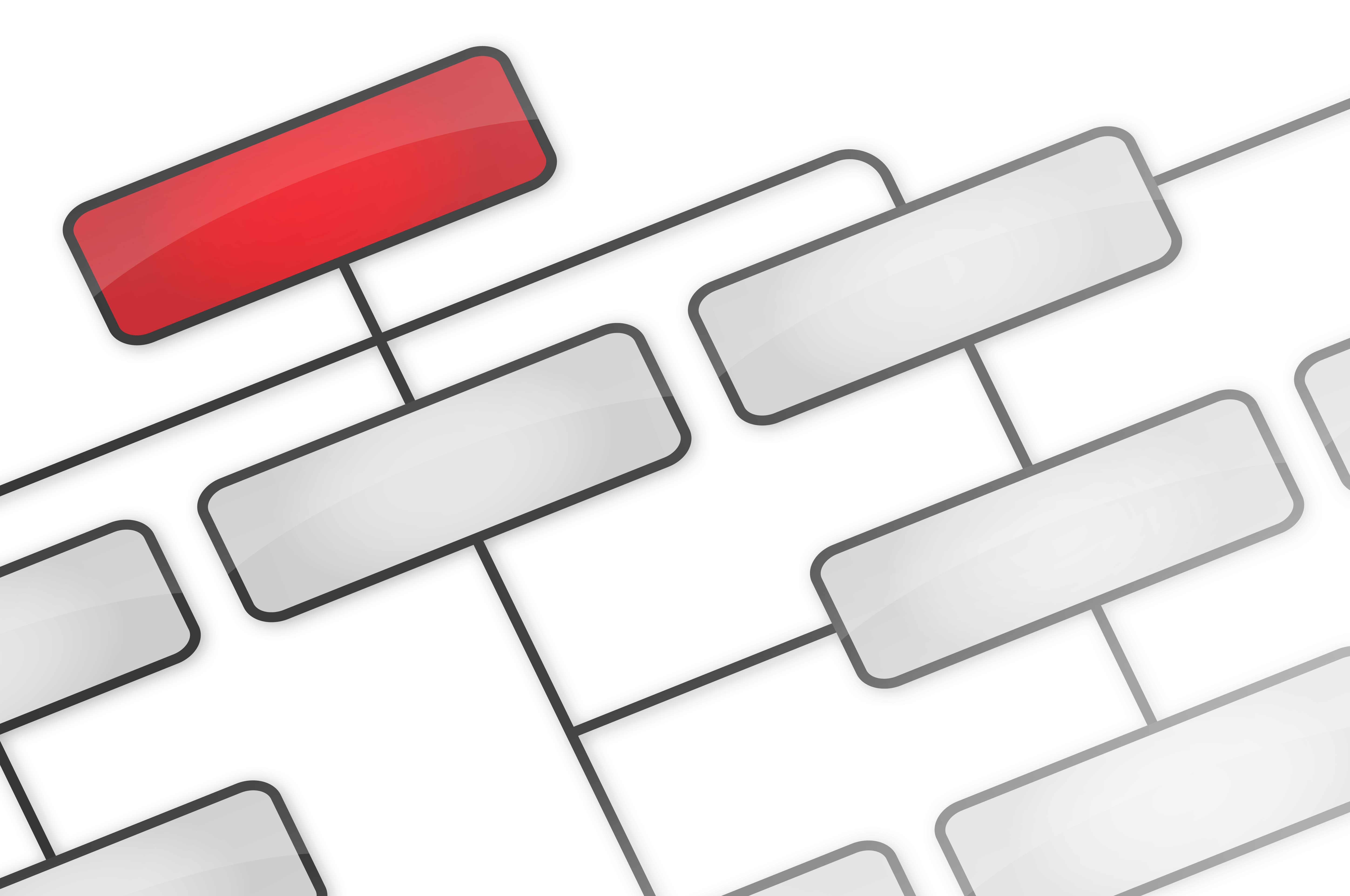 Grafik Organigramm Rot