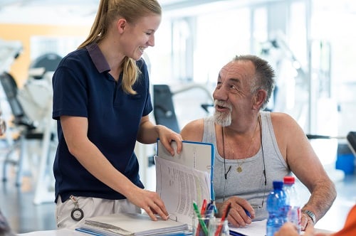 Pat. mit Physioberaterin